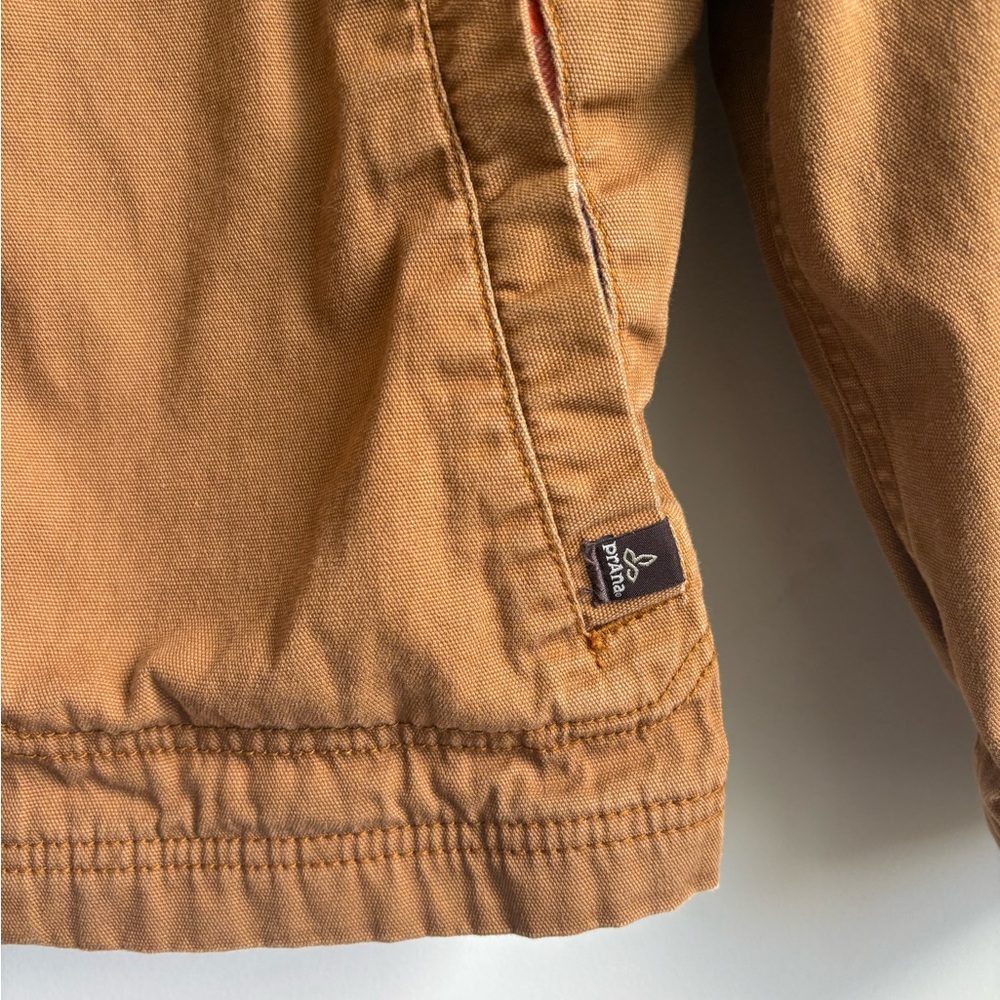 Prana Rawkus Jacket Coat Brown Canvas Utility Size Medium - Picture 5 of 5